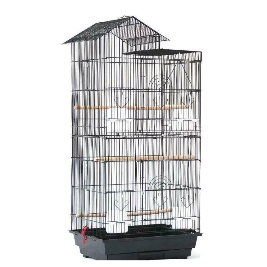 39 Cage à perroquets à oiseaux en acier Canary Perakeet Cockatiel W WO qylTVg packaging2010292f