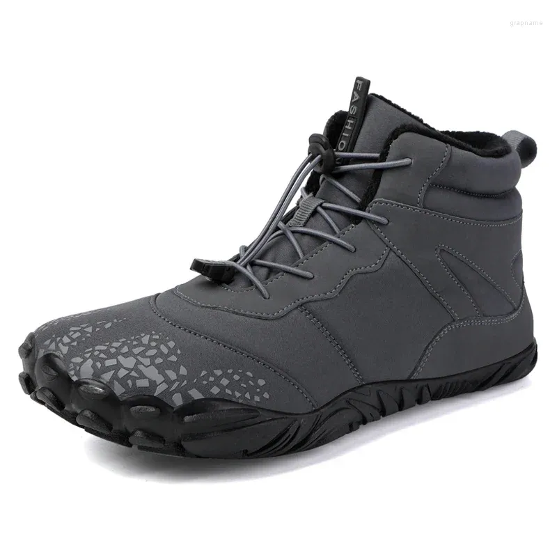 Fitnessschuhe Herren Schneestiefel Winter Outdoor Wandern Damen Warm Wasserdicht Knöchel Rutschfest