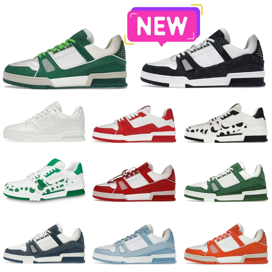 Designer Marque Luxe Casual Chaussures En Relief Entraîneur Hommes Femmes Louiseities Baskets Triple Blanc Ciel Bleu Abloh Noir Vert Denim Tennis ViutonitiEs Baskets V887