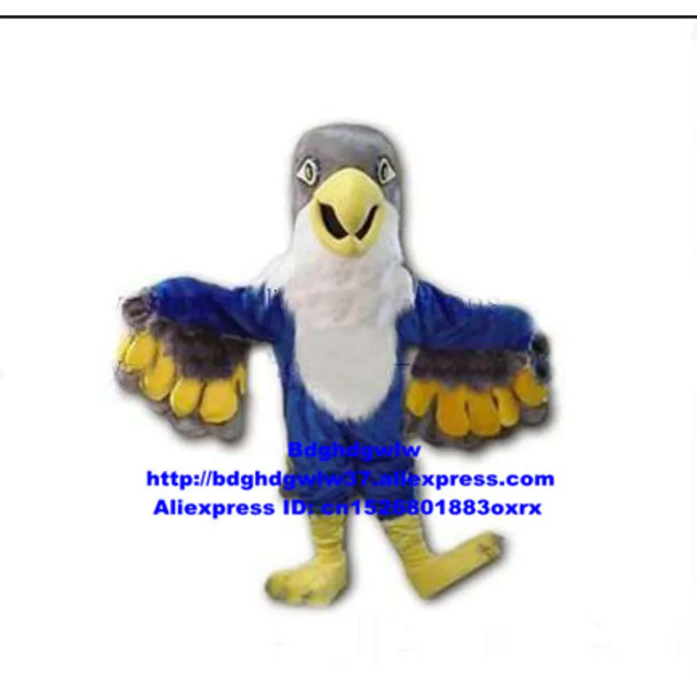 Maskottchen-Kostüme, buntes Adler-Falken-Tercel-Tiercel-Falken-Geier-Maskottchen-Kostüm für Erwachsene, Zeichentrickfigur, Gruppenfoto, Danke wird Zx674