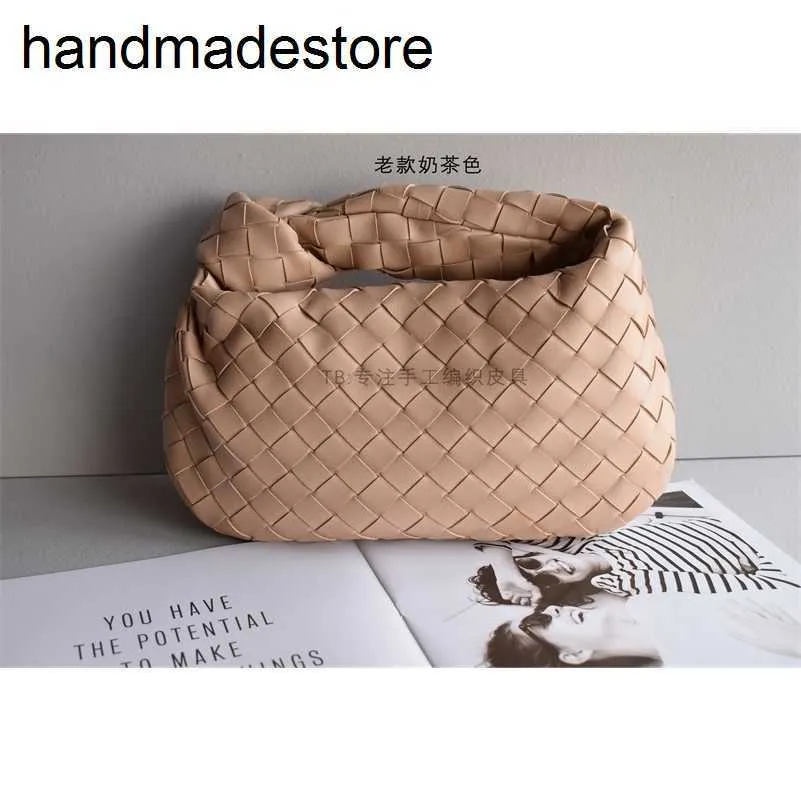 Sacs à main Sac de créateur Bottegvenetas Jodie Nappa Peau de mouton Pure Dumpling tissé Femme Nouée Hobo Mini Dgxn