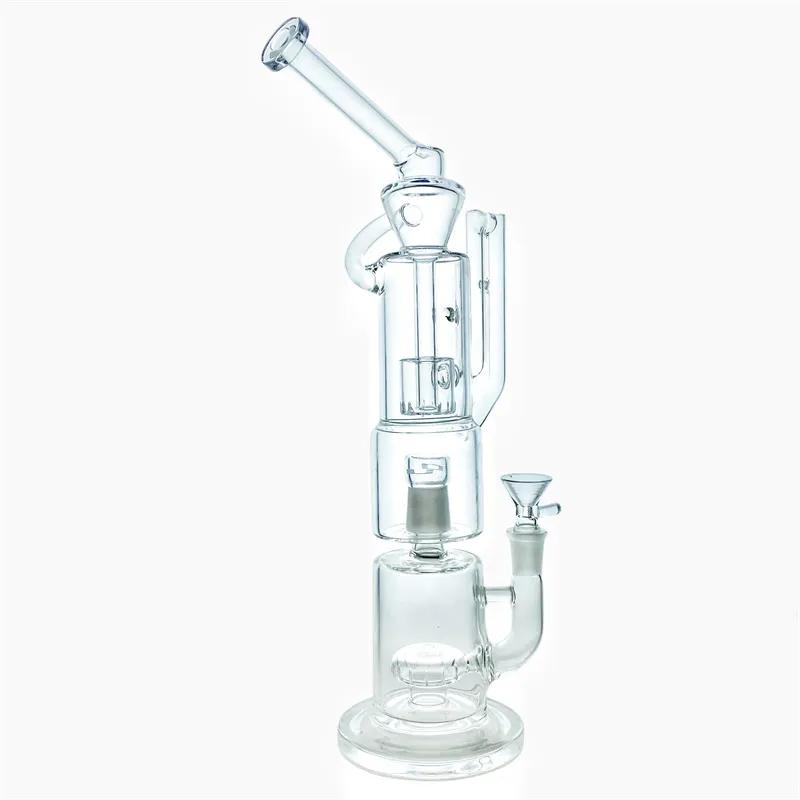 Heady Glass Bongs Hookah/Vapexhale Recycler Hydratube 11 Base 6 Inch Evaporator Glass Hookah GB426