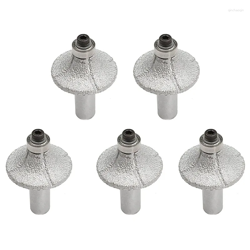 5pcs 1/2 cali diamentowy router Bit Wheel Half Bullnose do rąk profiler marmurowy granit