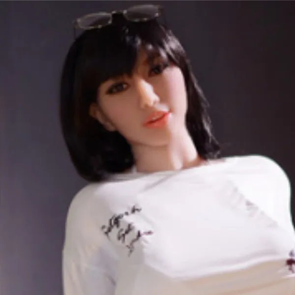 Realistic Sexdolls TPE Love Toy for Men Masturbation-Only a Head with Wig (M16) Good quality