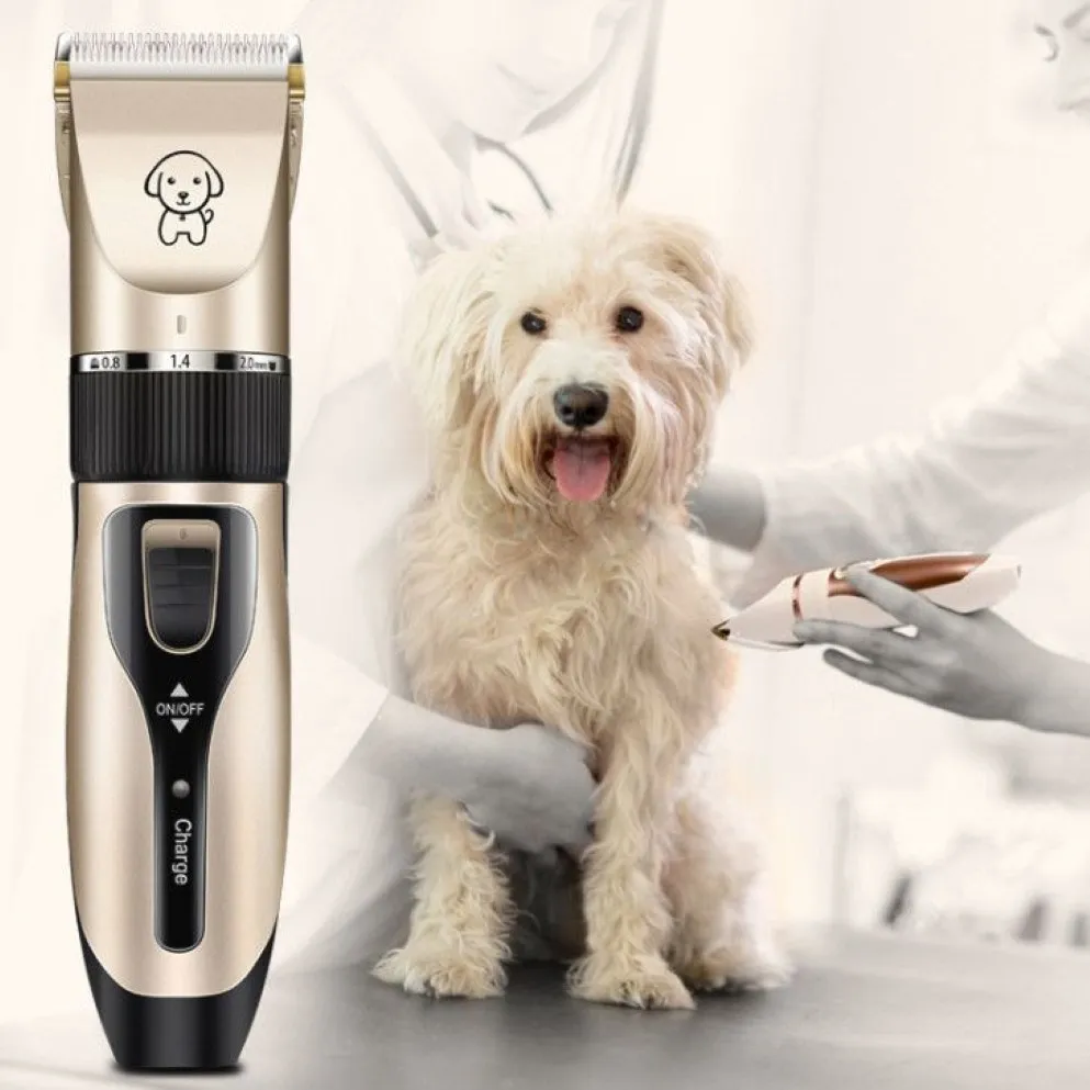 De senaste 4 paketen Dog Shaver Pet Hair Clippers Teddy Cat Shaving Dog Hair Professional Hair Clipper Trimning Pet Automatic S188H