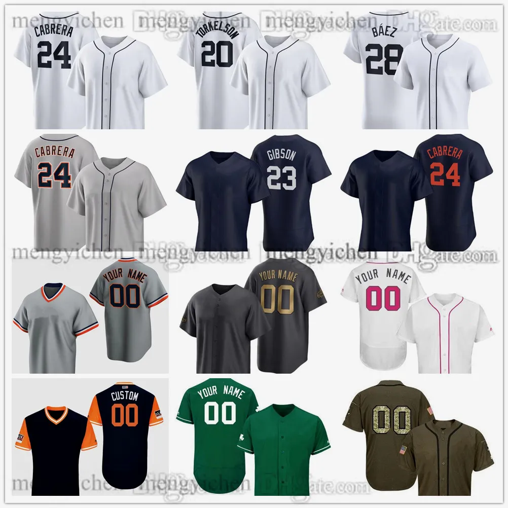 Maglia da baseball 2024 cucita 49 Alex Faedo 45 Jack Flaherty 59 Wilmer Flores 68 Jason Foley 87 Tyler Holton 55 Alex Lange 25 Matt Manning 7 Shelby Miller 54 Montero