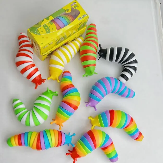 19cm medium slug caterpillar decompression toy benefits intellectual outlet Fun Cow slug decompression toy