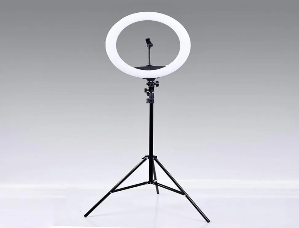 Pography LED Selfie Ring Lights 10 inch 26cm Lamp Camera Phone Ring Night Flash With 160CM Stand Tripod for Makeup Video Live4235655