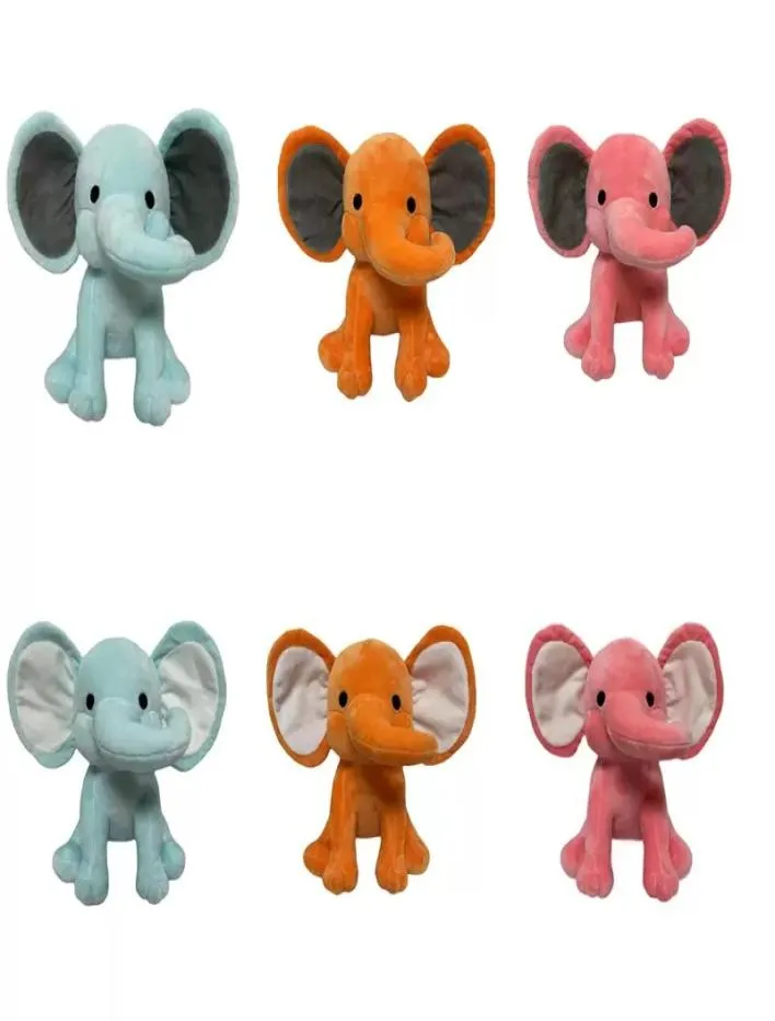 Elefant plysch leksak baby rum dekoration fylld docka som sover 25 cm kawaii djur gåva till barn leksaker4181360