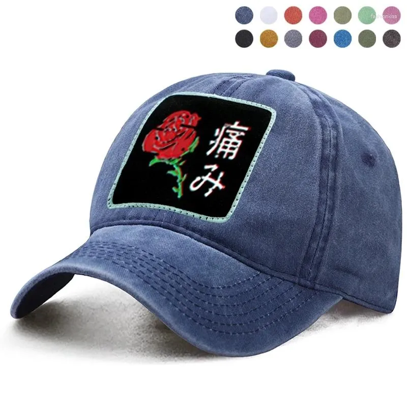 Bollmössor japansk estetisk ros baseball mössa sol skugga hatt pappa lastbilen ben fasta hattar kvinna man snapback boinas casquette