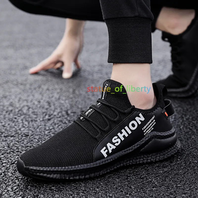 2021 neue Männer Laufschuhe Mesh Sportschuhe Turnschuhe Atmungsaktive Sport-Schuhe Leichte Männer Lace-Up Dämpfung Outdoor Schuhe l7