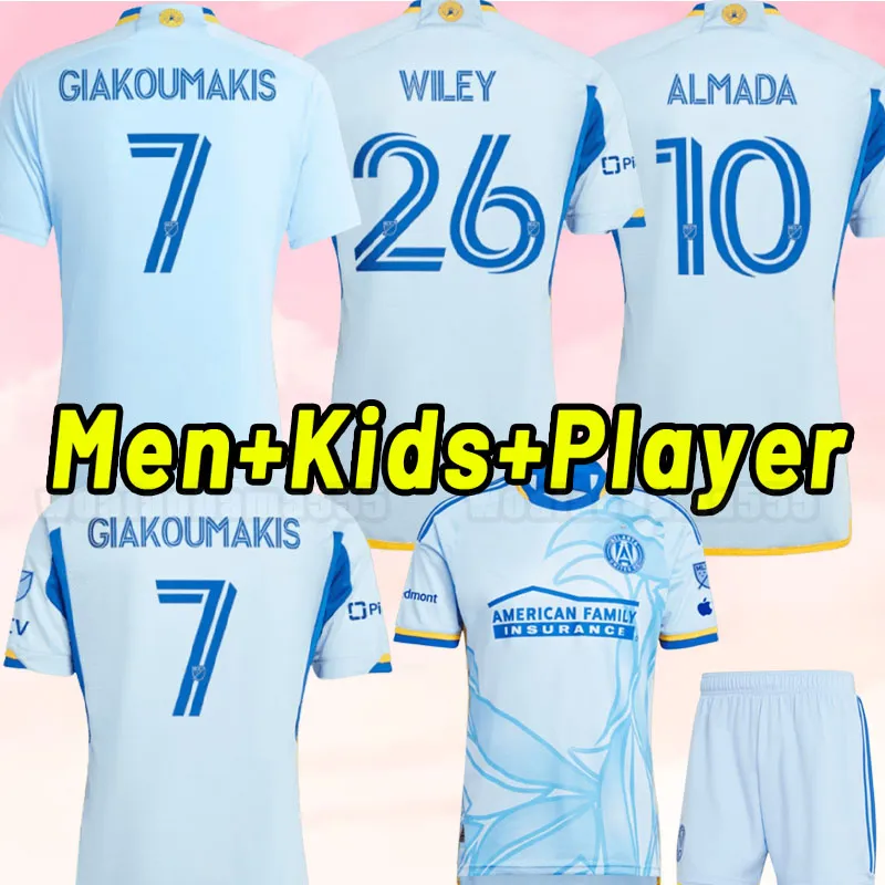 Atlanta United FC 24 25 MLS Koszulki piłkarskie 2024 2025 Dom Maillots de Foot Martinez Barco Araujo Araujo Almada Football Shirt Men Kids Fan Wersja gracza