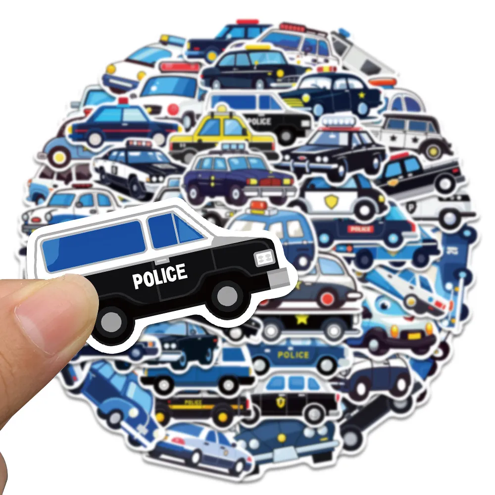 Police Car Stickers For Kids