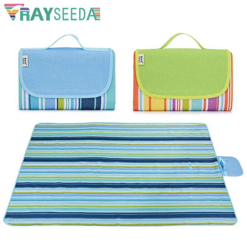 Mat Haute qualité 145*80 cm 145*200 cm tapis de Camping imperméable pliant couvertures de pique-nique de voyage en plein air portables pour l'escalade randonnée plage