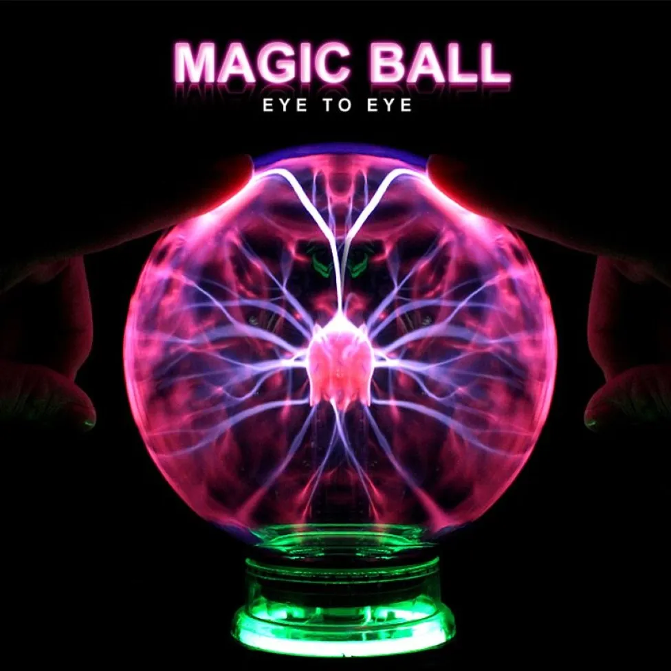 Novità Magic Plasma Ball Light 3 4 5 6 pollici Night Light Natale regalo per bambini Lampada al plasma in vetro Decorazioni per feste Luci da tavolo 201028196T