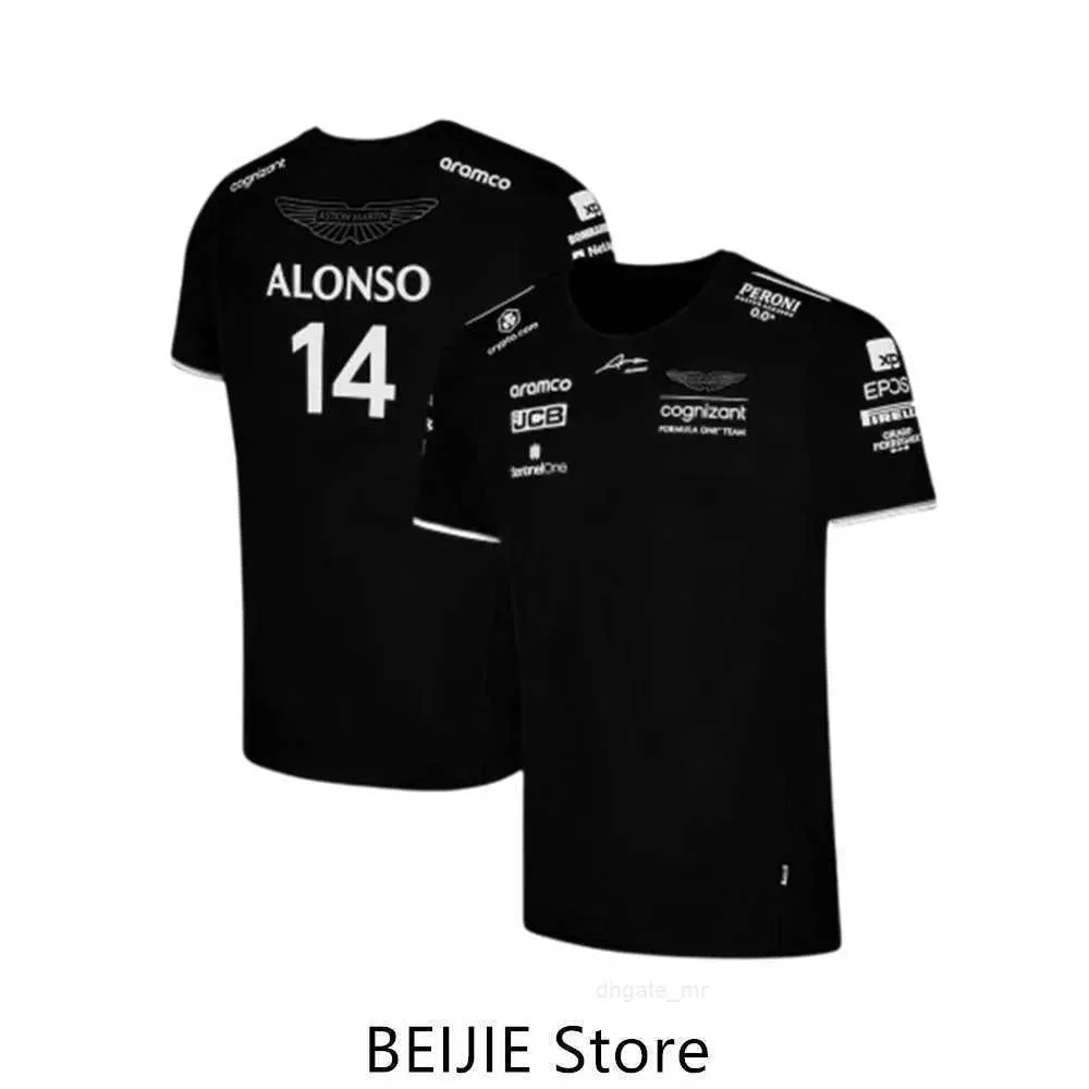 Aston Martin 2023 F1 Team T-shirts Spanish Racing Driver Fernando Alonso 14 And Stroll 18 Hot Sale 3D Kids T-shirts B4H
