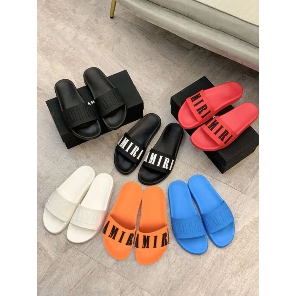 حصري جديد من النعال العصرية AM زوجين النعال العلامة التجارية الفاخرة Slides Slippers Summer Sandals Slide Slide Slide Slide Flat Size 36-45