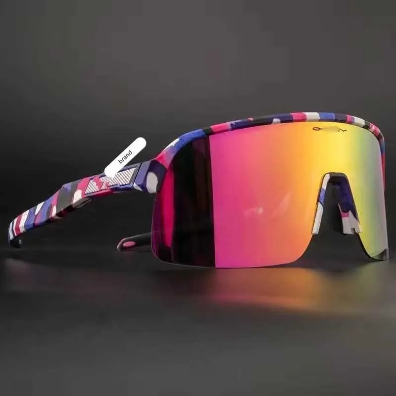 Lunettes de soleil polarisées pour hommes et femmes, de styliste, pour cyclisme en plein air, vtt, chêne, lunettes de vélo, 47ci