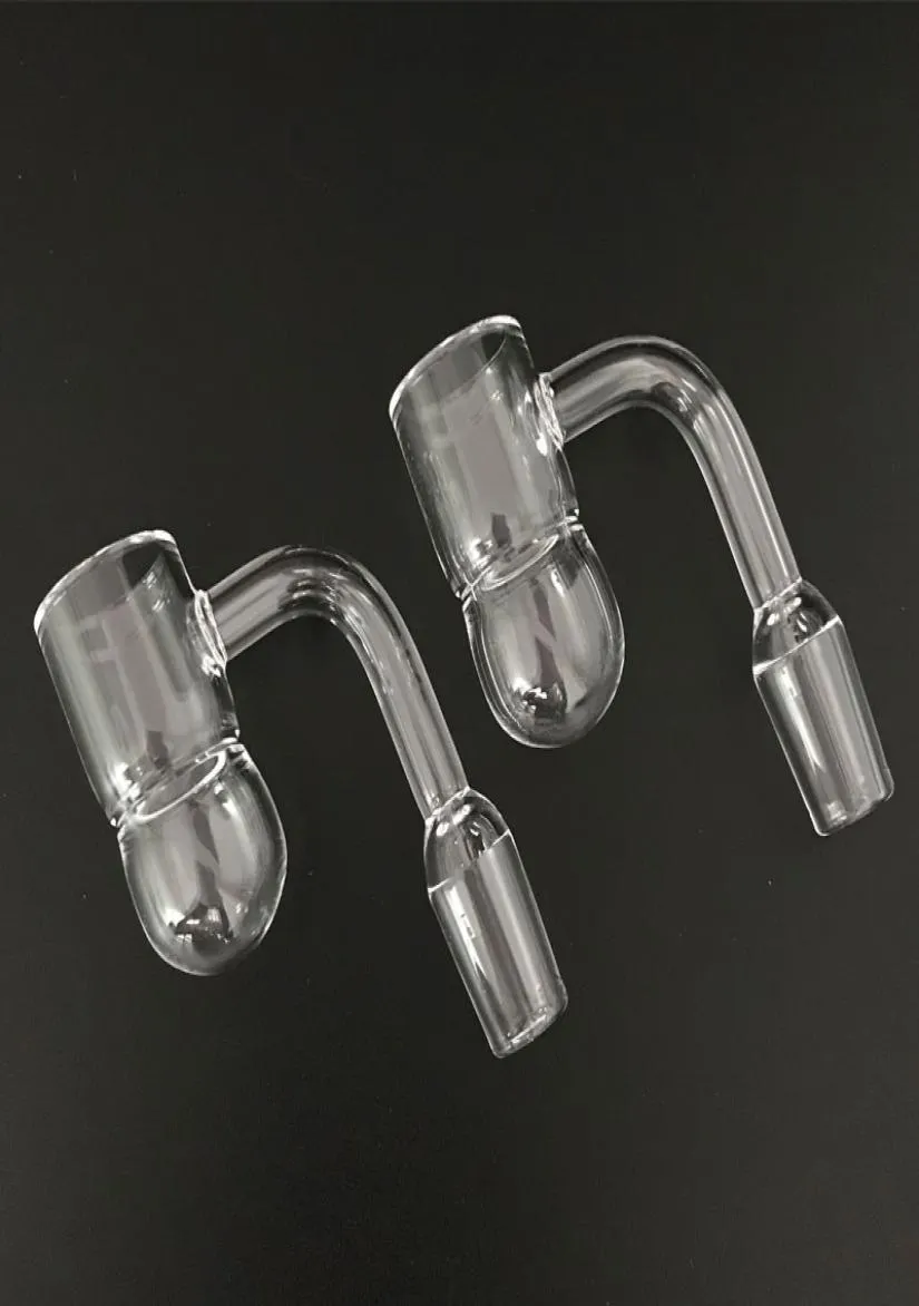 Nuovo chiodo banger al quarzo paraspruzzi XL da 22 mm con bordo smussato, secchio con fondo tondo al quarzo senza cupola 10 mm 14 mm 18 mm per bong olio Rig2972030