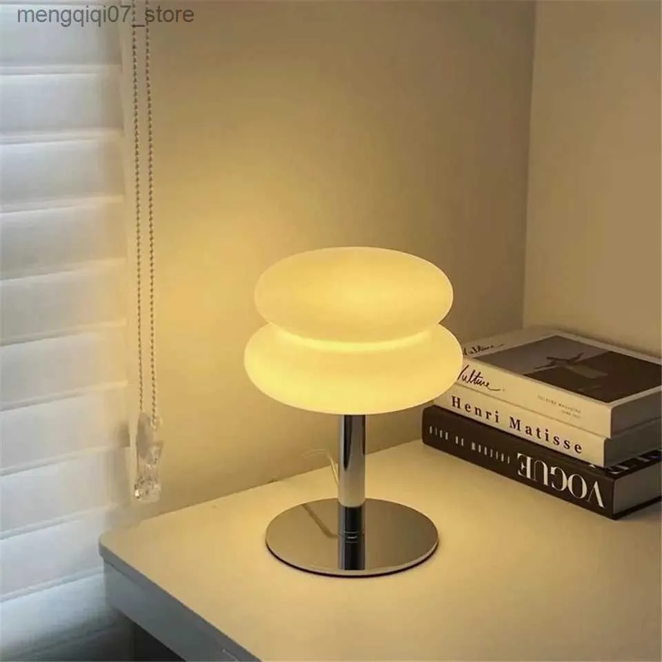 Lampenkappen Italiaans design glas eiertaart tafellamp LED-nachtlampje slaapkamer nachtkastje studeerkamer lezen woondecoratie sfeer kleur tafel l L240311