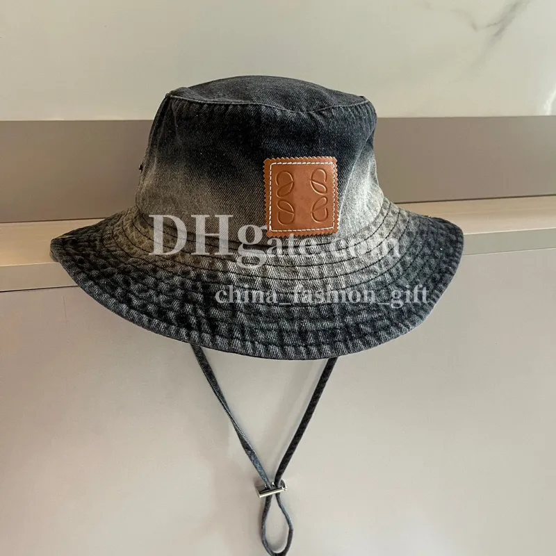 Designer fiskare hatt cowboy gata hatt bred grim hink hattar sommarlovshatt strand solskyddsmedel