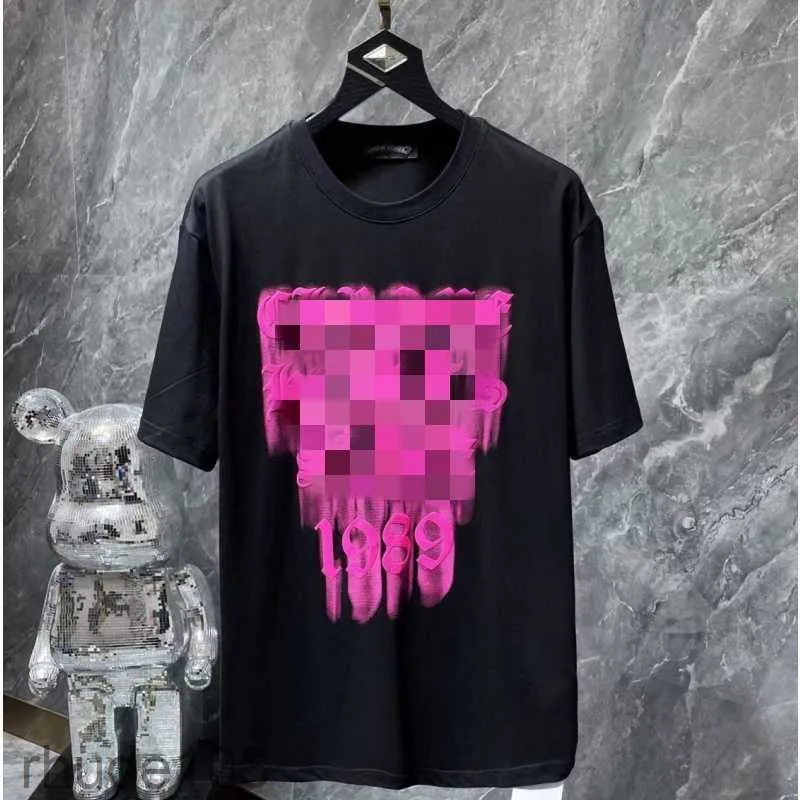 남성 티셔츠 CH 패션 의류 디자이너 티 고급 티셔츠 하트 로즈 레드 폼 산스크리트 크로스 짧은 슬리브 판매 크롬 UBIT UBIT