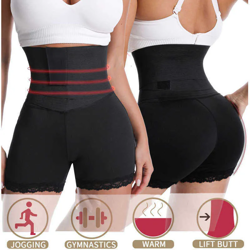 Frauen Taille Bauch Shaper Body Shaper Bauch Kompression Hosen leistungsstarke verstellbare elastische Gürtel Taille Hüfte Lifting Formung