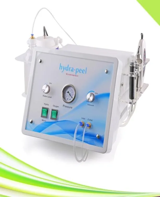 Nyaste 4 i 1 Aqua Peel Facial Blackhead Removal HydroRermabrasion Ultrasonic Scrubber Jet Peel Oxygen Therapy Ansiktsmaskin1254407