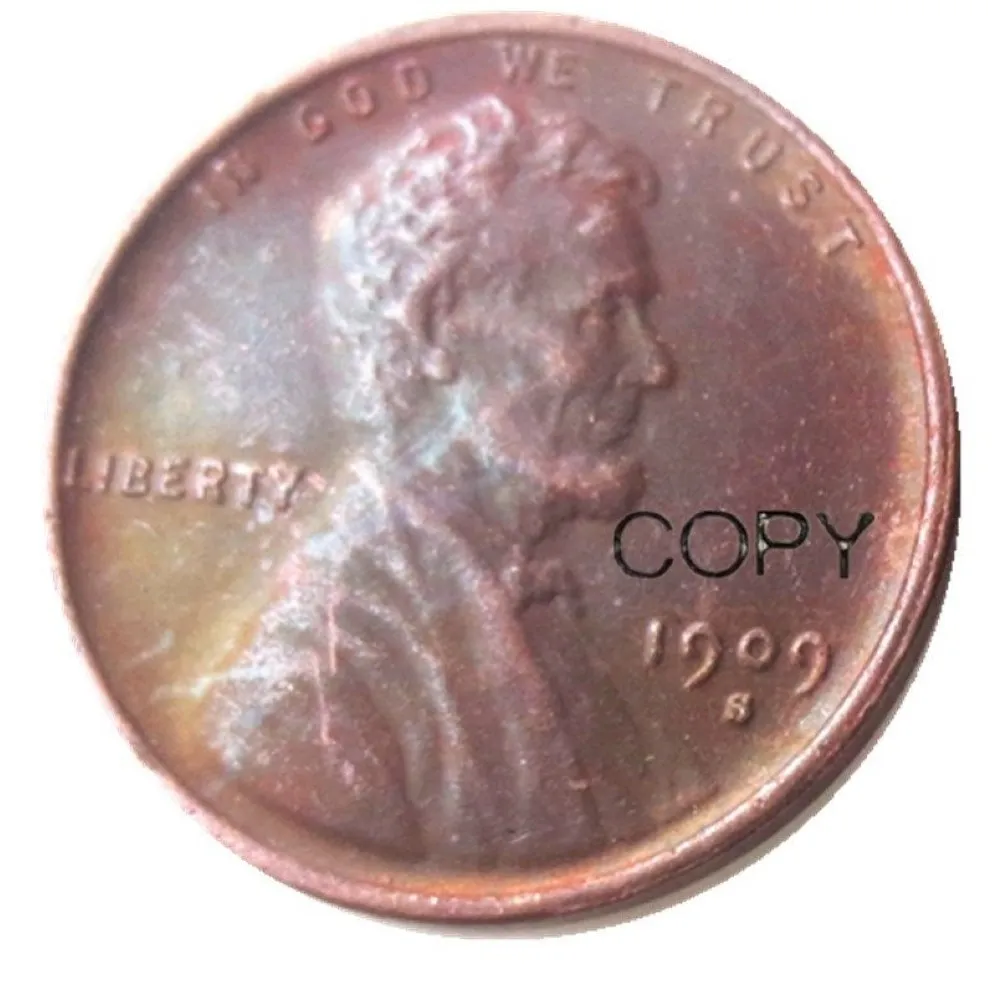 US 1909 1909S 1909SVDB 1909VDB Lincoln One Cent Copy Promotion Pendant Accessories Coins239v