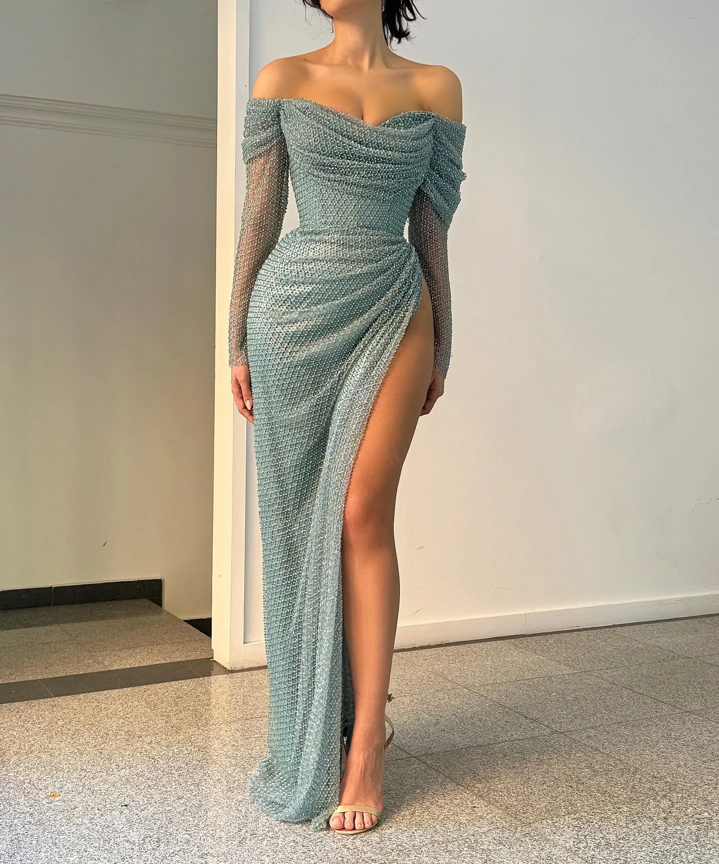 net formal dresses Luxury Evening Gown Simple Black Net XS