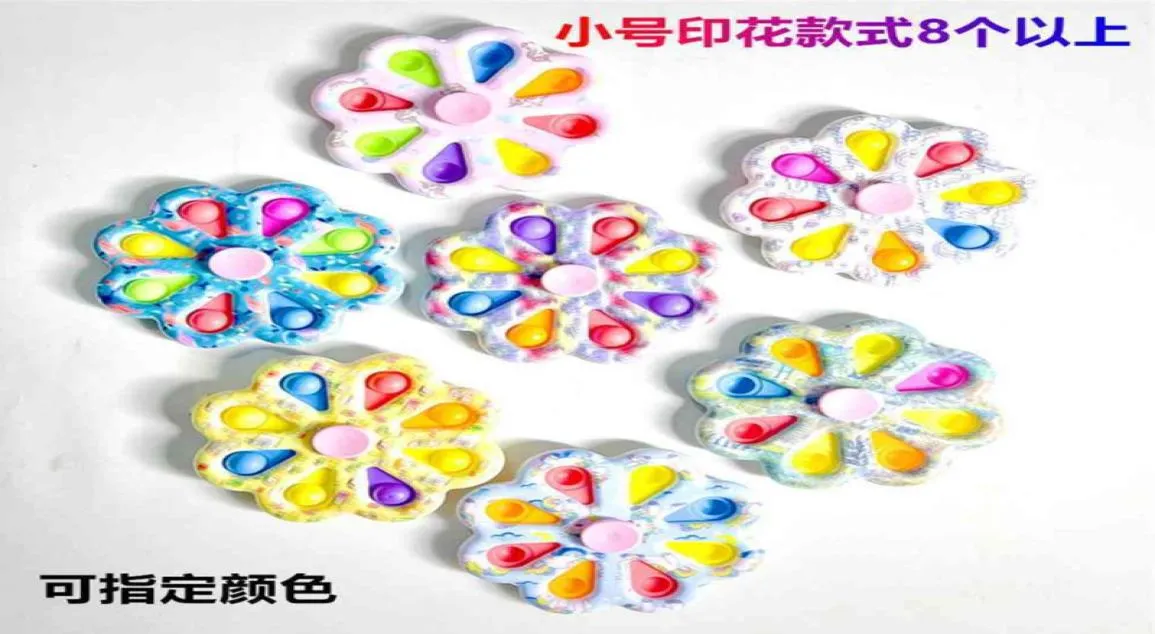Bubble Sensory Toys Fingertip Pioneer Multi Colors 8 Fingers 12 Fingers Silicone Stress Balls Toy H43M15M3465386