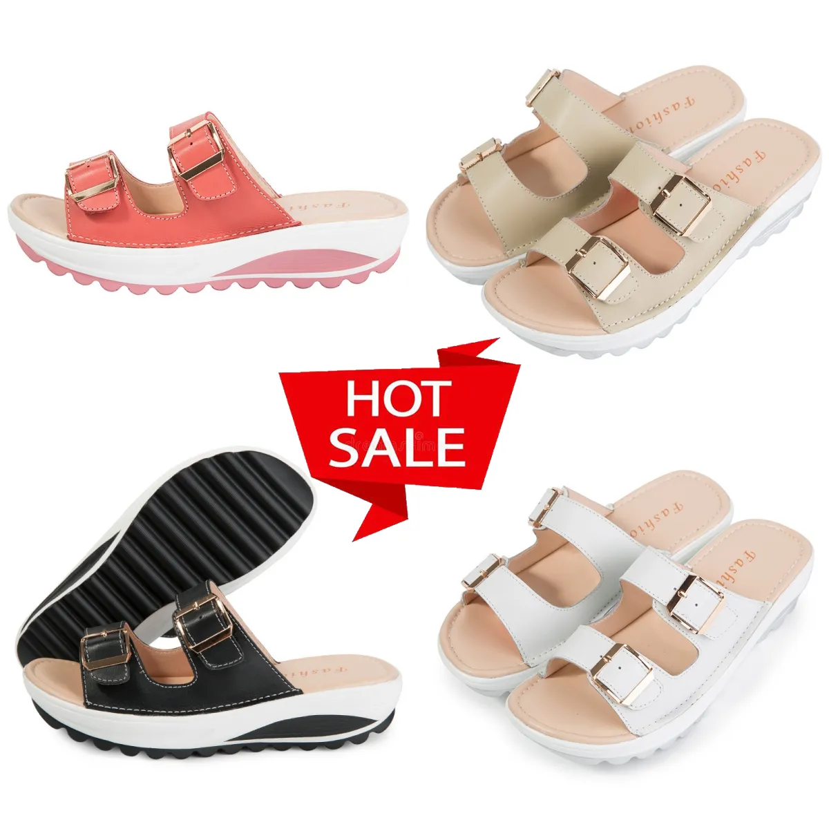 Sunnyb modedesigner tofflor kvinnors sommar sandaler kvalitet mode tofflor plattform casual sandaler tryckt vattentätt strandmodesportar gai