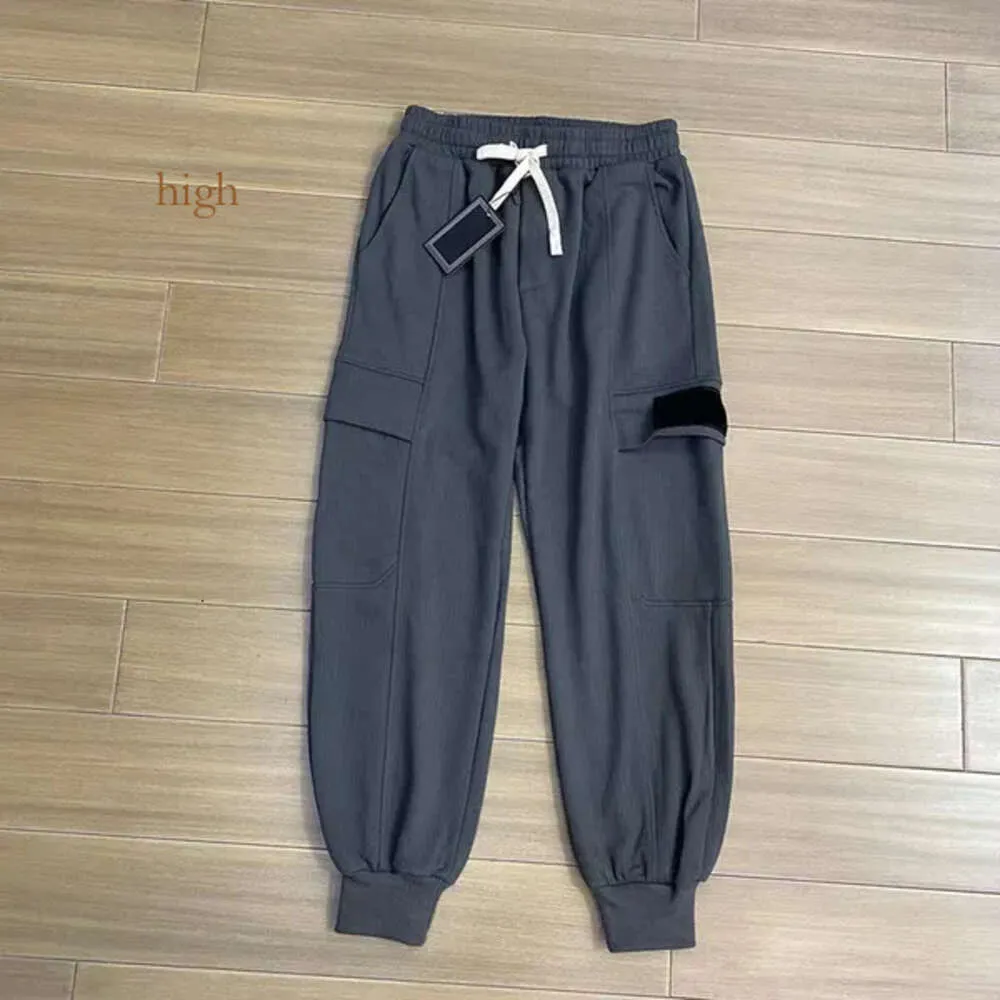 Mens Patches Calças Cargo Vintage Designer Big Pocket Macacões Calças Track Pant Sweaterpants Leggings Calças Esportivas Longas MBka Stones Island Cargo Hip