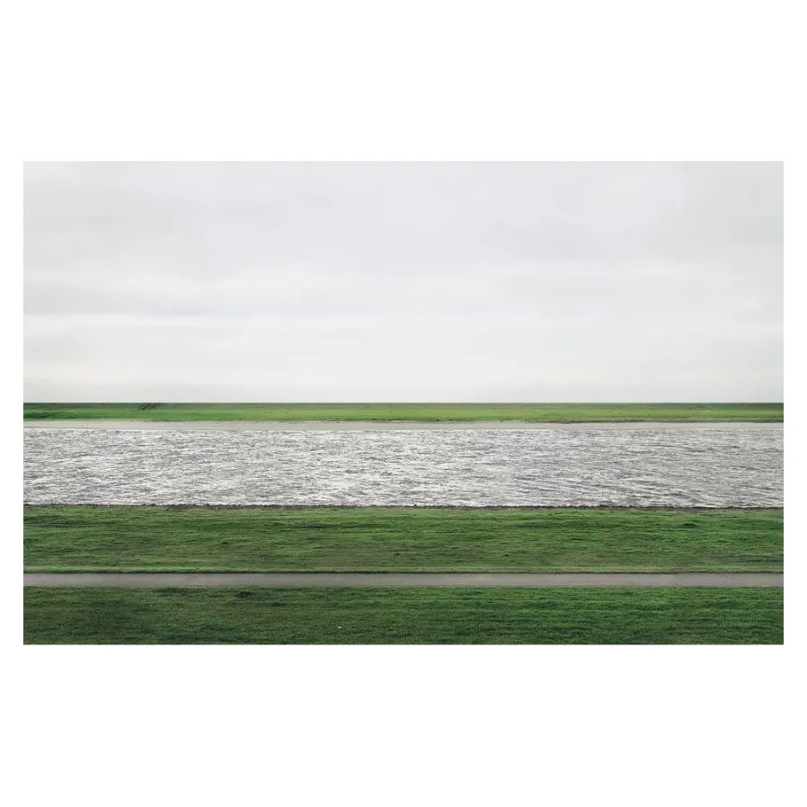 Andreas Gursky Rhein II Fine Art Photography Print - Modern Wall