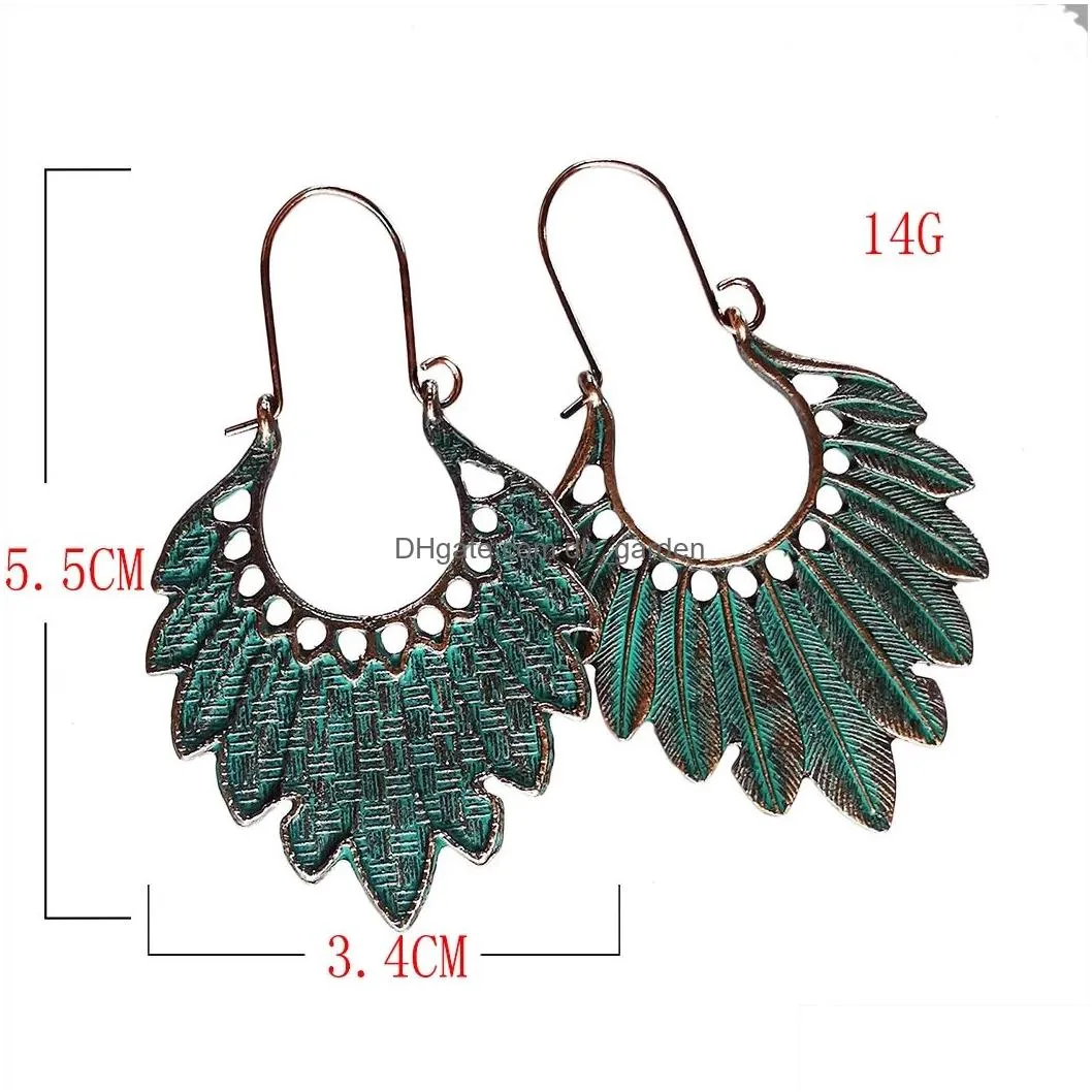 Charme 2 Style Vintage Punk Bronze Feuilles D'érable Forme Goutte Dangle Boucles D'oreilles Pour Les Femmes Fête Halloween Jour Bijoux Livraison Dhgarden Dhgvp