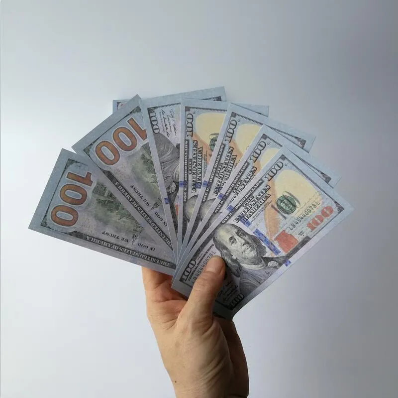 Prop Money USA DOLLARS PARTIES FEAKE MONIES FOR MOVIE PAPER NOVELTY TOYS 1 5 10 20 50 100 DOLLAR EURO POUNDマネー