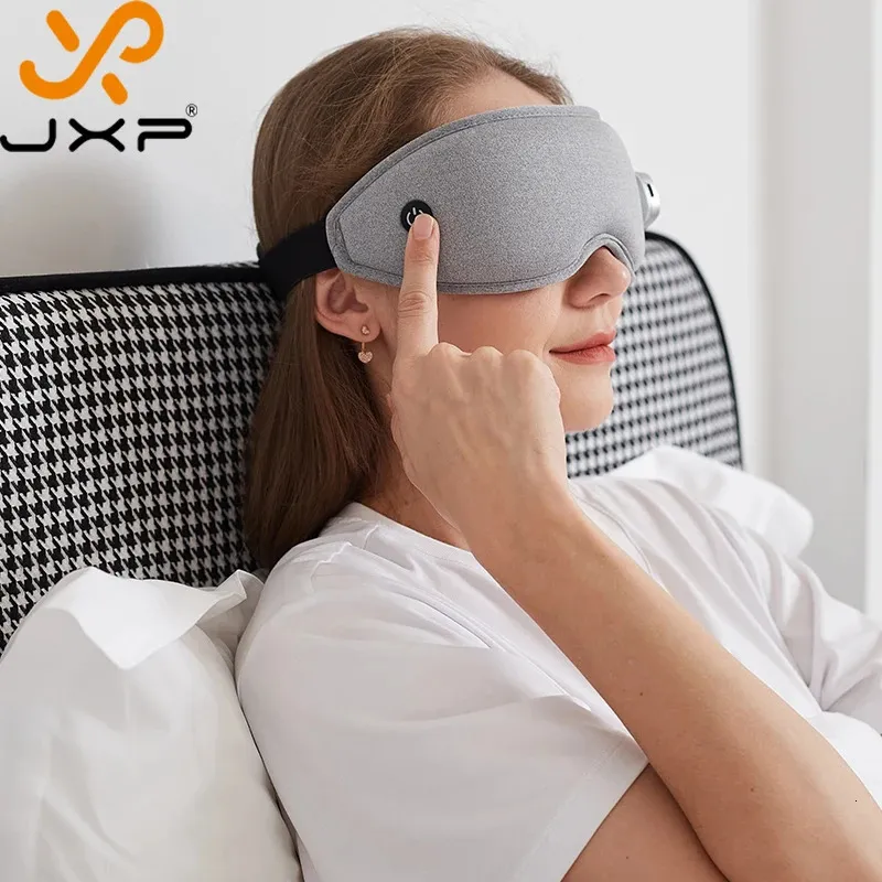 JXP Batterij Oogmassageapparaat met Warmte Trillingen 3D Smart Airbag Comprimeren Elektrische Ogen Massage Ontspanning Vermoeidheid Machine Bril 240301