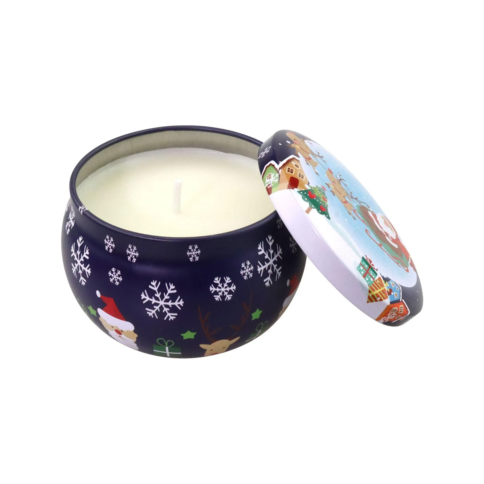 Incenso Natal Local Óleo Essencial Soja Estanho Fragrância Velas Cruz Fronteira Cera De Coco Perfumada Entrega Gota Saúde Beleza Deodor Otag9