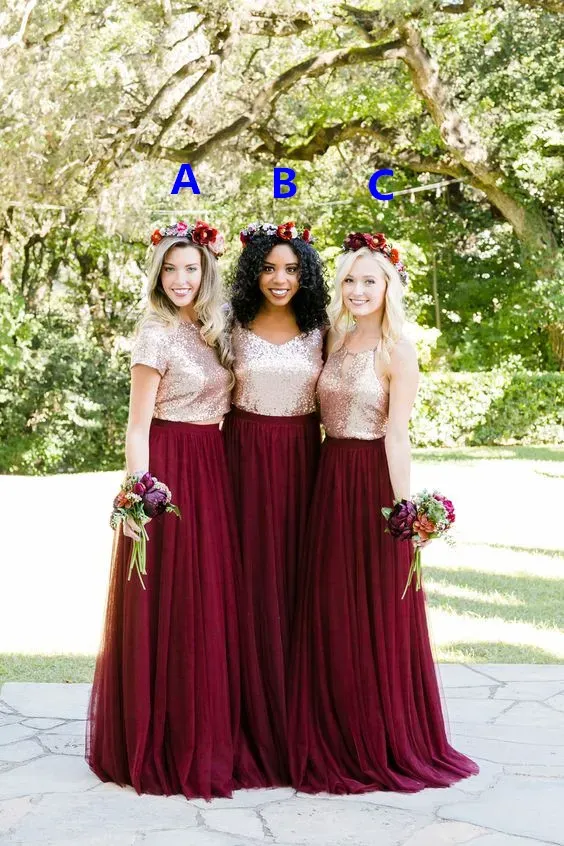 Burgundy dress teenager 2025
