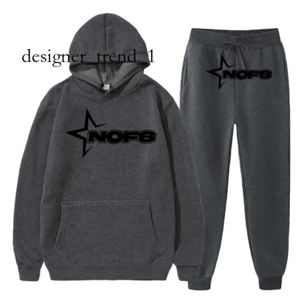 Męskie dresy nofs y2K dressit Men Sets Zime NOFS Hoodies Spodnie 2 sztuki bieganie jesienne bluzy sportowe joggery dresowe supie