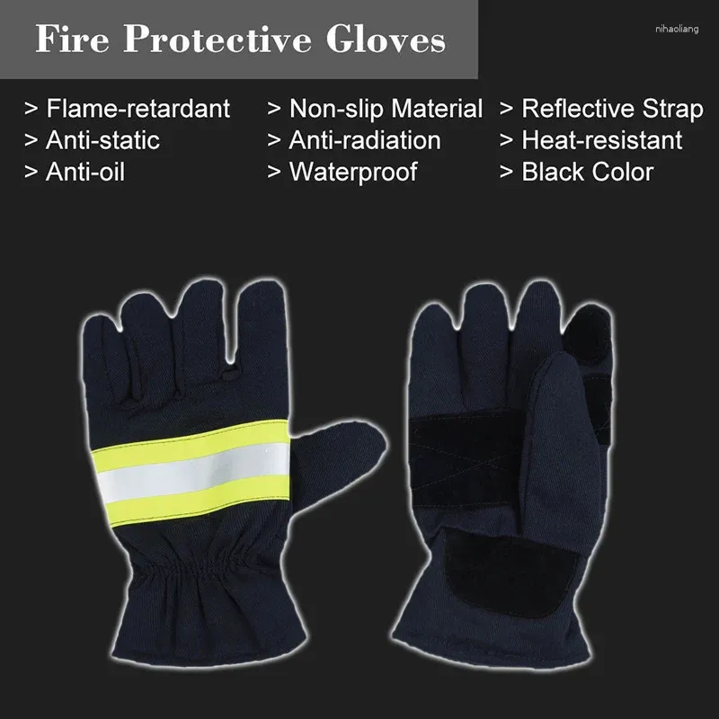 Одноразовые перчатки для сварки пожарных пожарных пожаров без скольжения в холодную погоду.