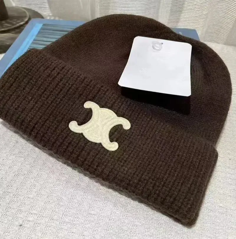 MENS BEANIES vinterhatt designer gås hattar mössa för kvinnor mössa bonne skalle mössor stickade vadderade varma kalla mode cappello aa