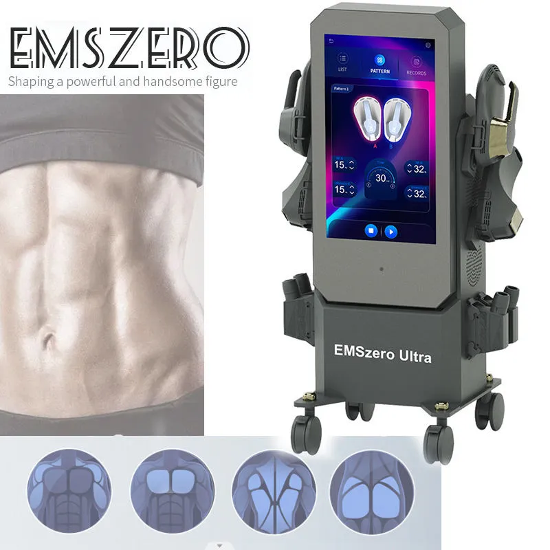 Neue Großbild-EMSZERO Hi-emta 4 Griffe mit RF Ems Slim Emslim Neo RF Muscle Sculpting Fat Reduction Body Sculpting Machine