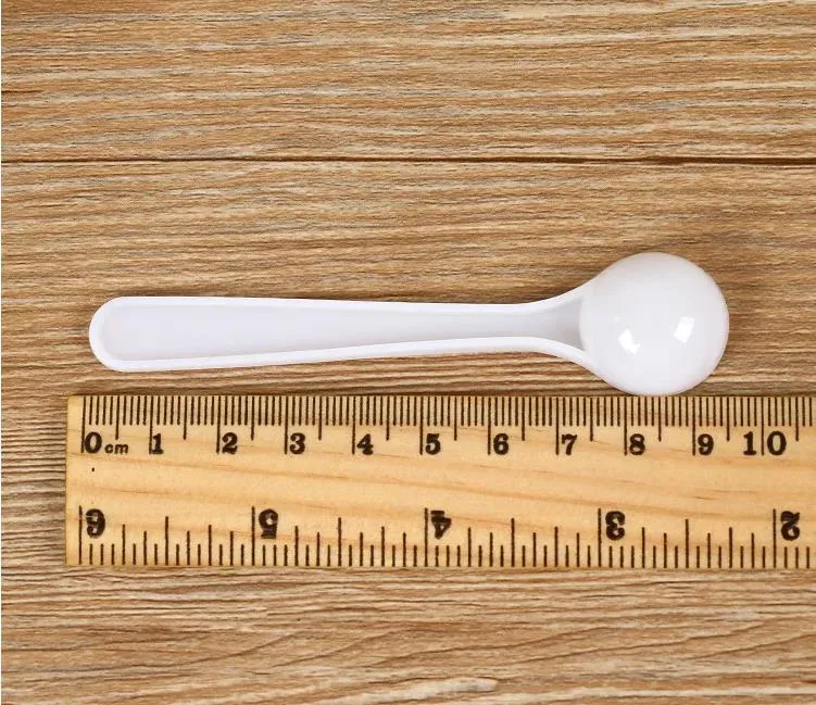1g/2ml Plastic Measuring Spoon for Coffee Milk Protein Powder Kitchen Scoop SN5100