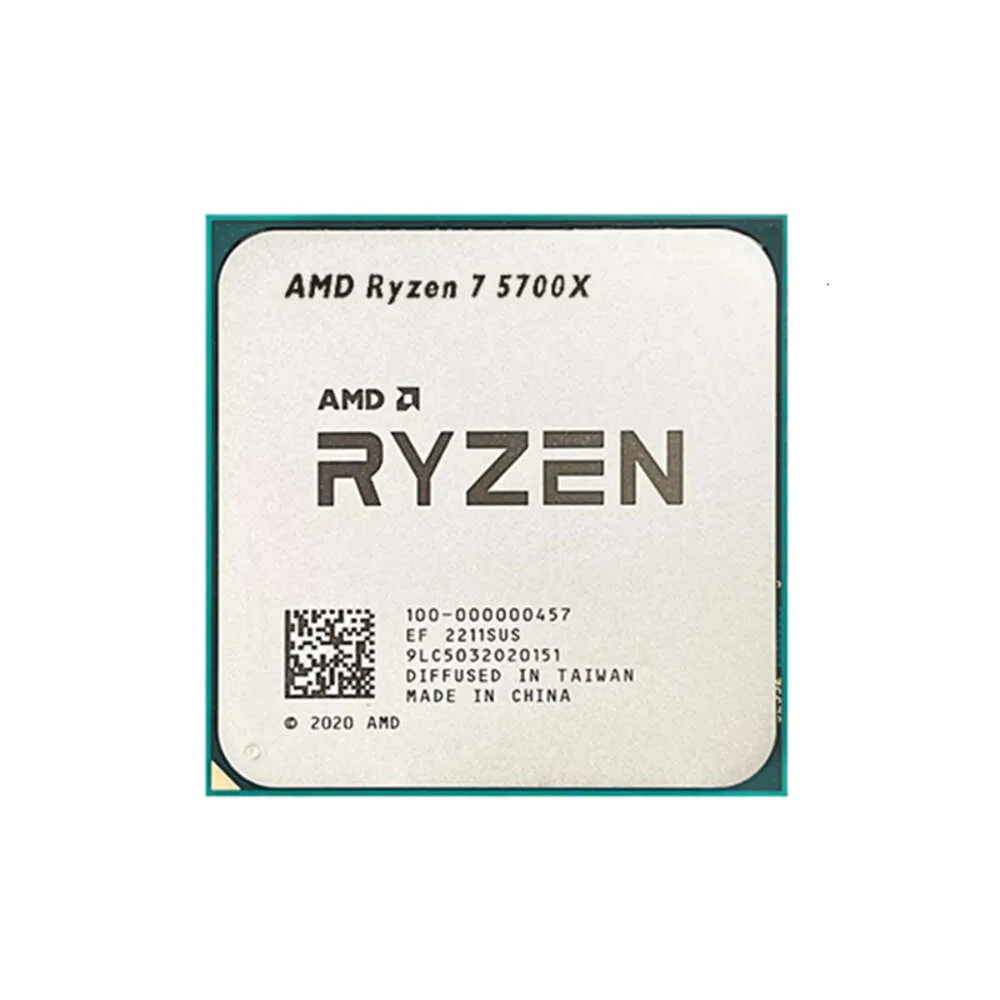 Yeni AMD Ryzen 7 5700X R7 5700X CPU İşlemci 3.4 GHz 8 Yi TL8