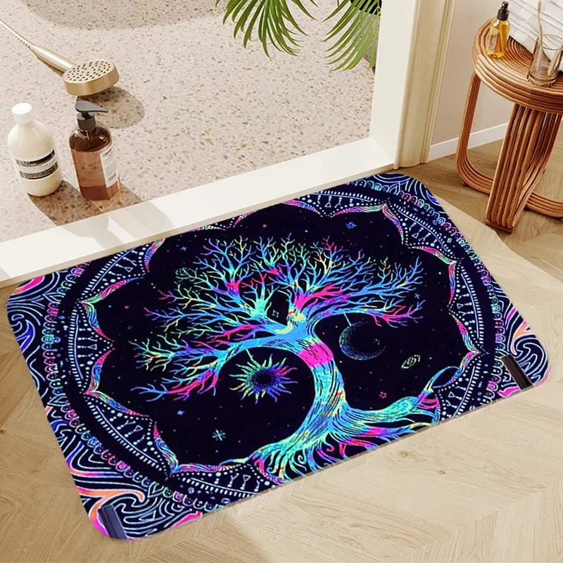 Carpets Room Carpet For Bedroom Nordic Vikings Tree Of Life Cute Rug Bathroom Mat Balcony Doormat Exterior House Entrance Home Rugs Bath