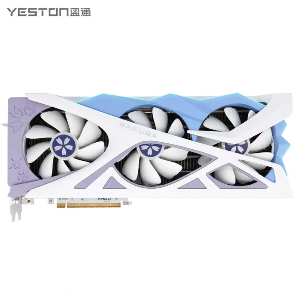 Triple Fan Radeon RX7700XT GDDR6 12G Gaming Graphics Card For 