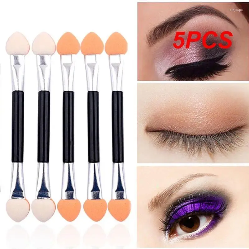 Pinceles de maquillaje 5 uds sombra de ojos adecuados para todas las formas de ojos materiales de alta calidad aplicación precisa y versátil profesional