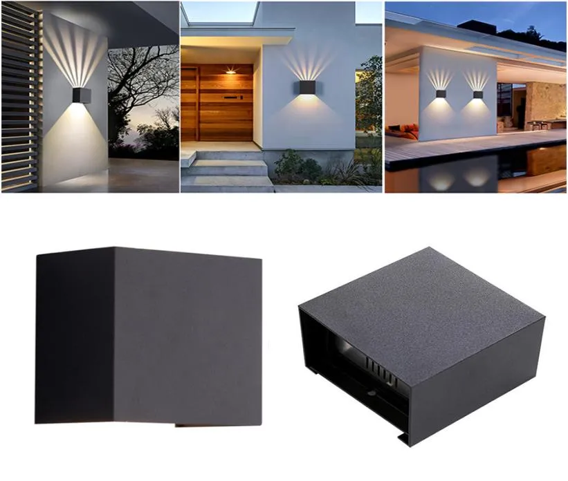 屋内の屋外の壁ランプ装飾装置防水バルコニーLED照明器具モダンライト調整可能な角度9047804