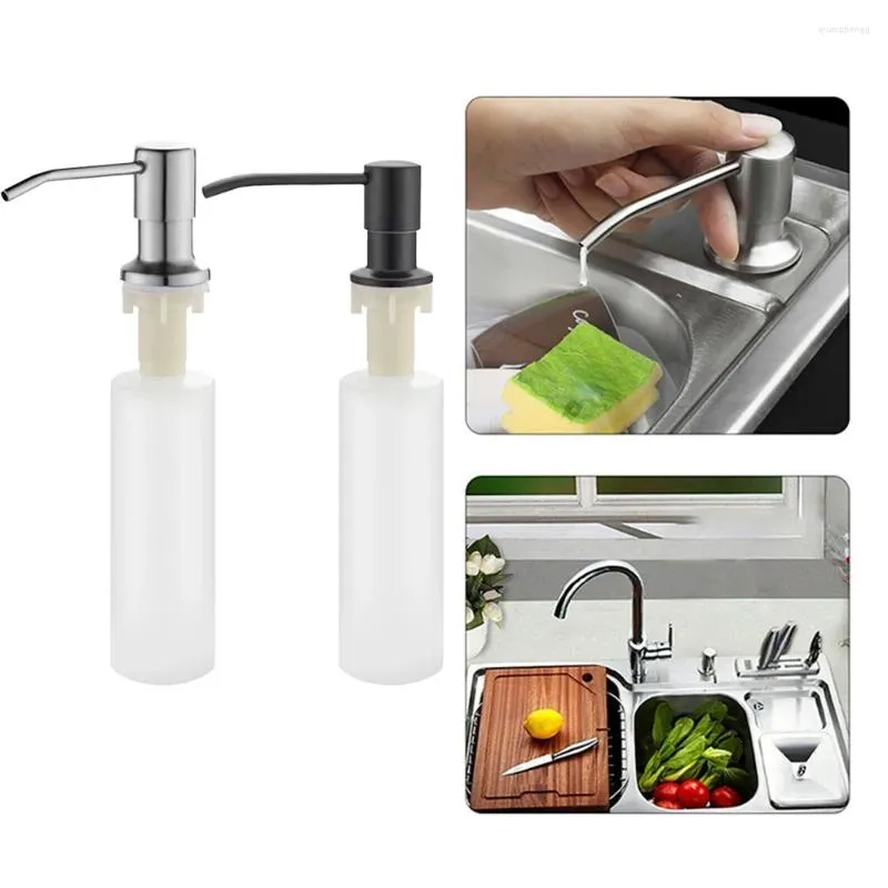 Liquid Soap Dispenser 360°rotatable 350ml Kitchen Sink Bathroom Accessories Lotion Storage Bottle Hardware